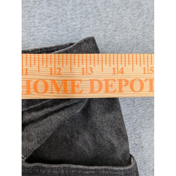 Vintage Levi's 551 Jeans Womens 4 Black Relaxed Fit Tapered Leg Made USA 90s - Picture 4 of 15